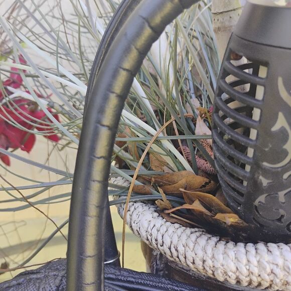 Coofit Elegant Black Satchel with Gold Accents and Curved Handles - Picture 4 of 15